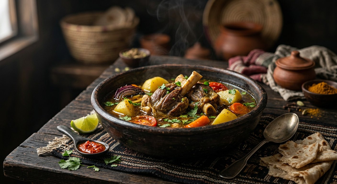 Maraq Ari (Slow-Simmered Goat Bone Broth) — Somalia