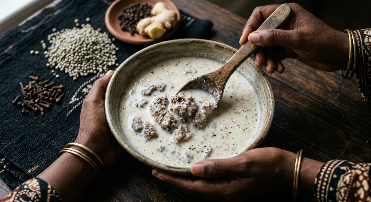 Fura da Nono (Spiced Millet Dumplings with Fermented Milk) — Nigeria