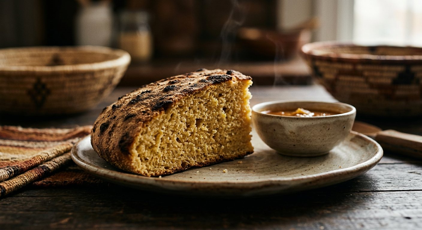 Muufo (Clay-Oven Baked Dense Cornbread) — Somalia
