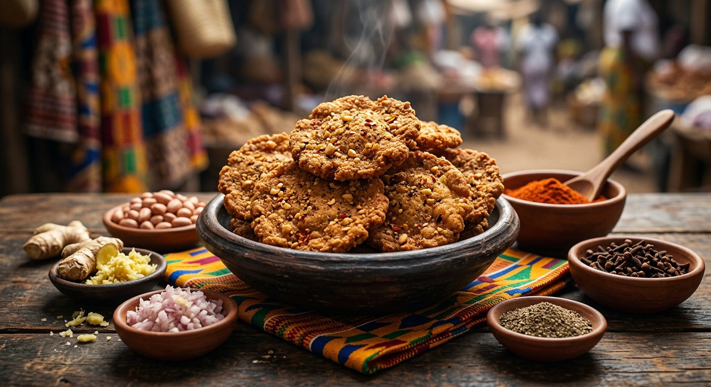 Kuli-Kuli (Crispy Fried Defatted Peanut Cakes) — Ghana