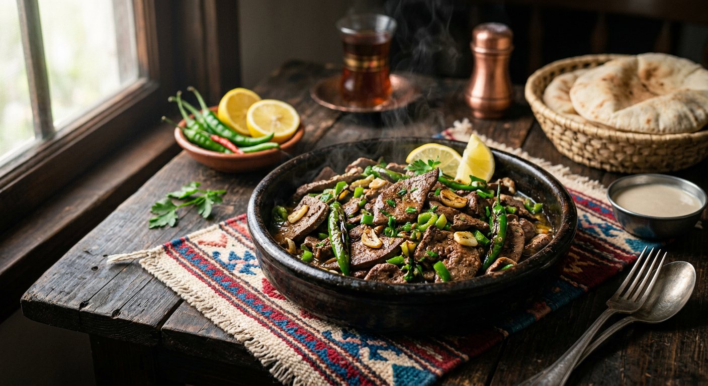 Kebda Eskandarani (Alexandrian Spicy Pan-Fried Beef Liver) — Egypt