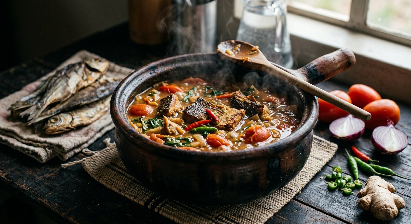 Kabubu (Sun-Dried River Fish Stew) — Botswana