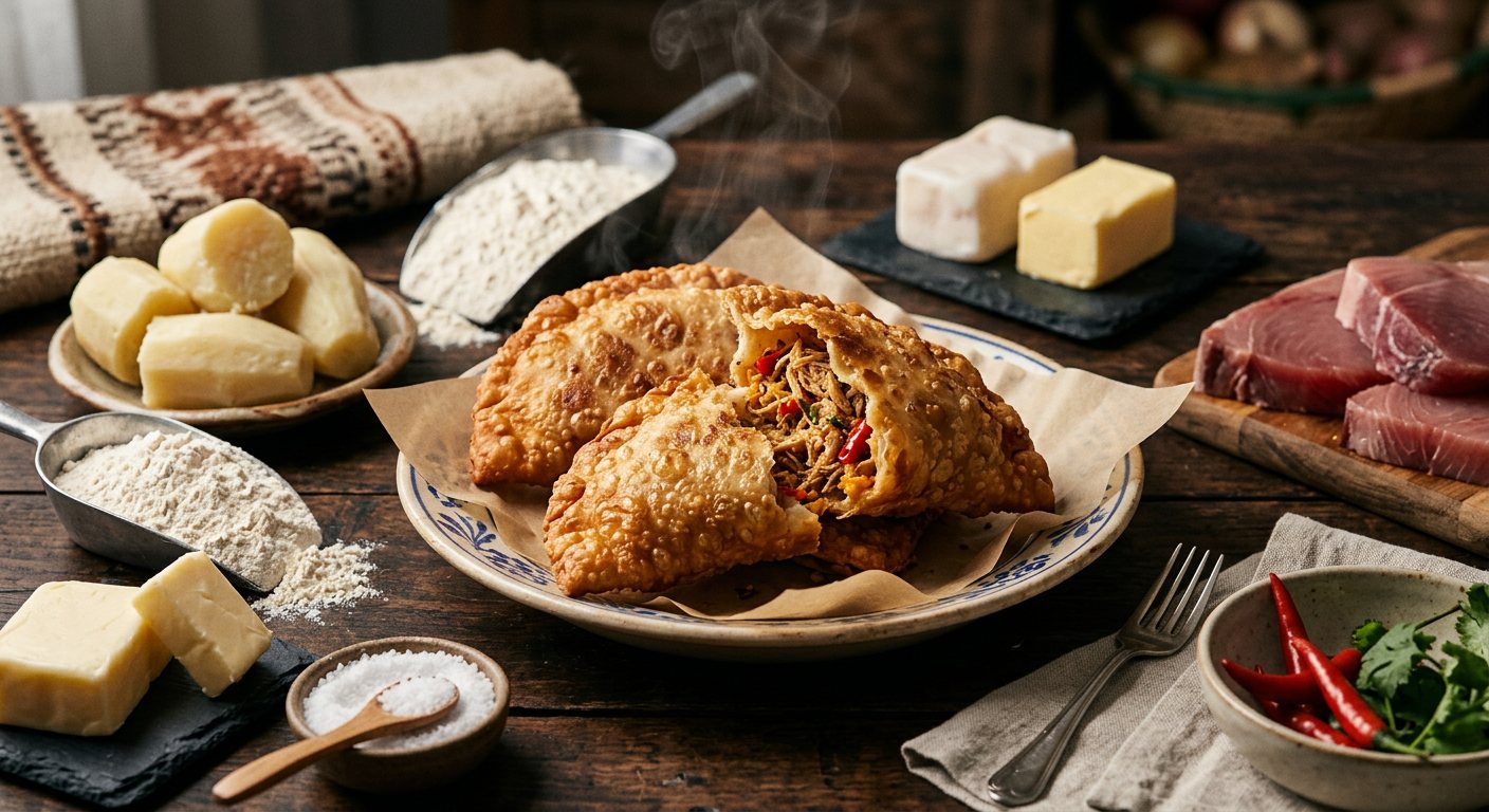 Pastel com Diabo Dentro (Spicy Tuna Empanada) — Cabo Verde