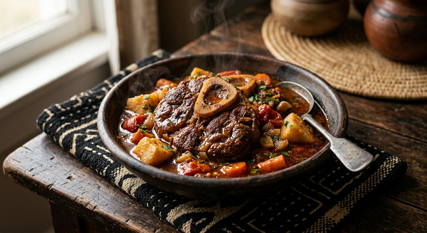 Jarret de Boeuf (Slow-Braised Beef Shank with Root Vegetables) — Chad
