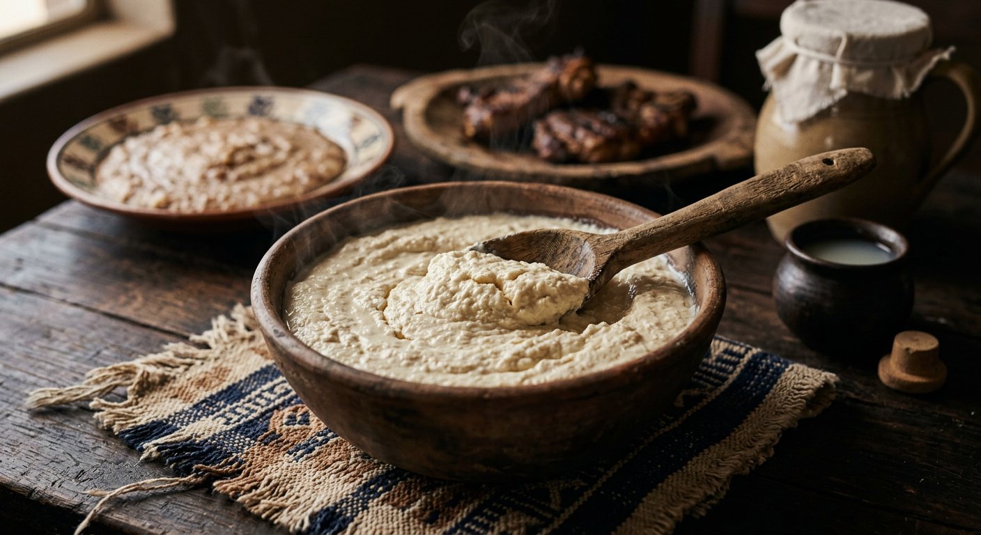 Madila (Fermented Sour Milk Curds) — Botswana