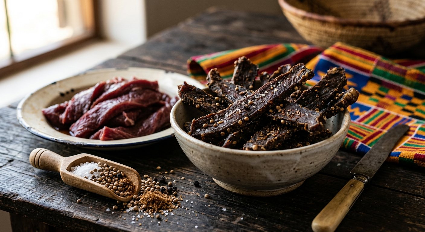 Namibian Biltong (Spiced Air-Dried Game Meat) — Namibia
