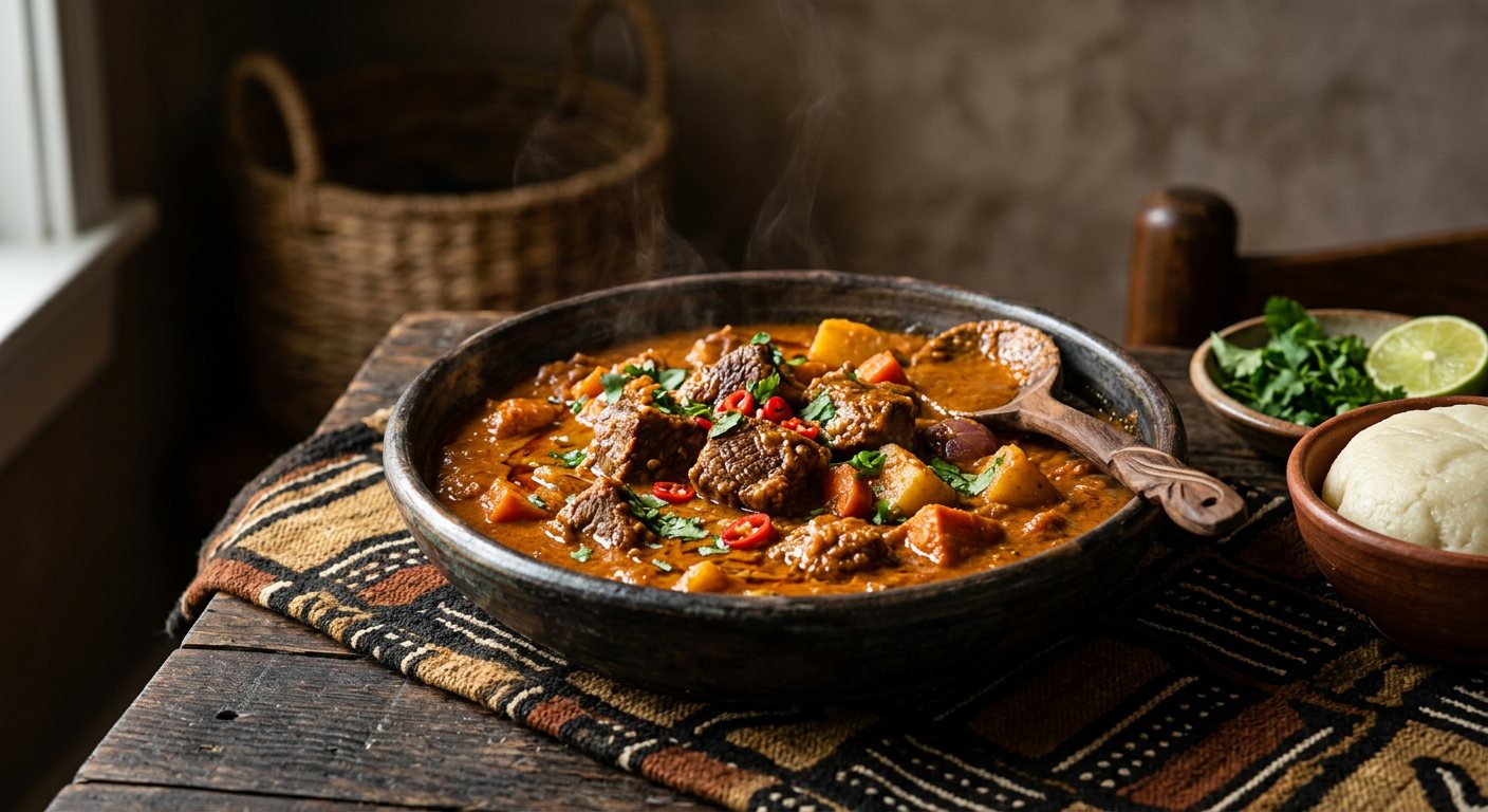 Tiguadegena (Malian Beef Peanut Stew) — Mali