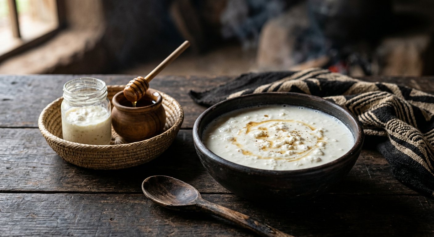 Ikivuguto (Traditional Fermented Curdled Milk) — Rwanda