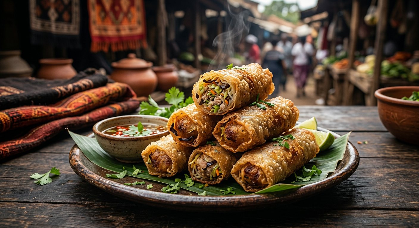 Nem (Sino-Malagasy fried crisp spring rolls) — Madagascar