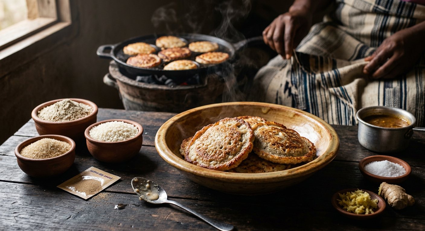 Massa (Fermented Millet and Rice Griddle Cakes) — Burkina Faso