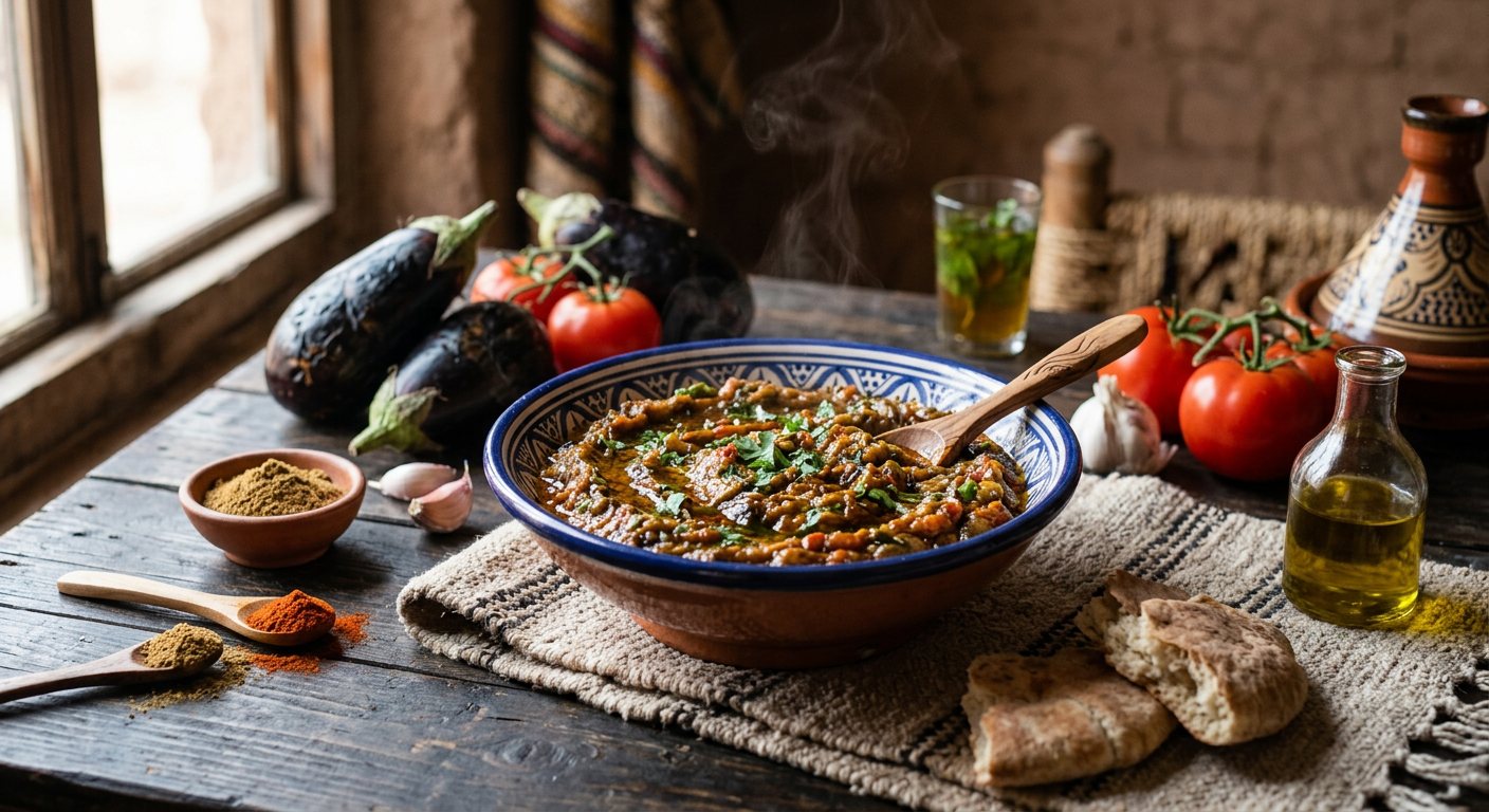 Zaalouk (Warm Smoky Eggplant and Tomato Salad) — Morocco