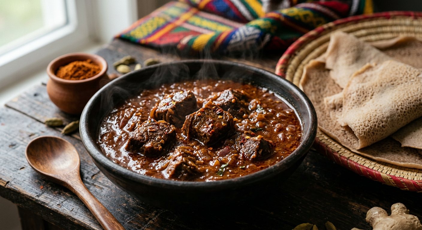 Key Wot (Spicy Slow-Cooked Beef Stew with Berbere) — Ethiopia