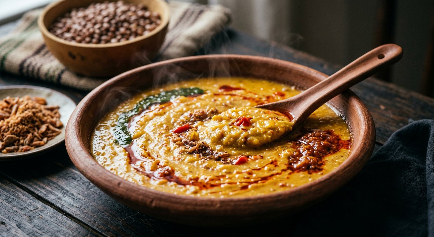 Gbegiri (Creamy Peeled Brown Bean Soup) — Nigeria