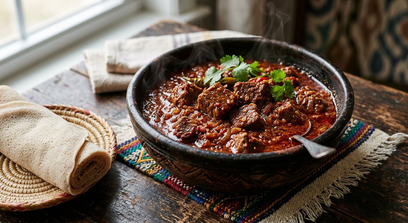 Zigni (Eritrean Spicy Berbere Beef Stew) — Eritrea