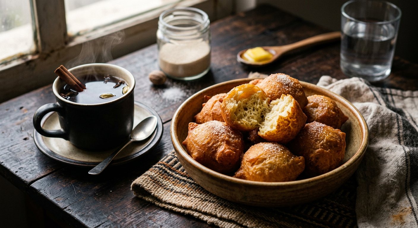 Fitumbuwa (Fried Yeast Fritters) — Zambia