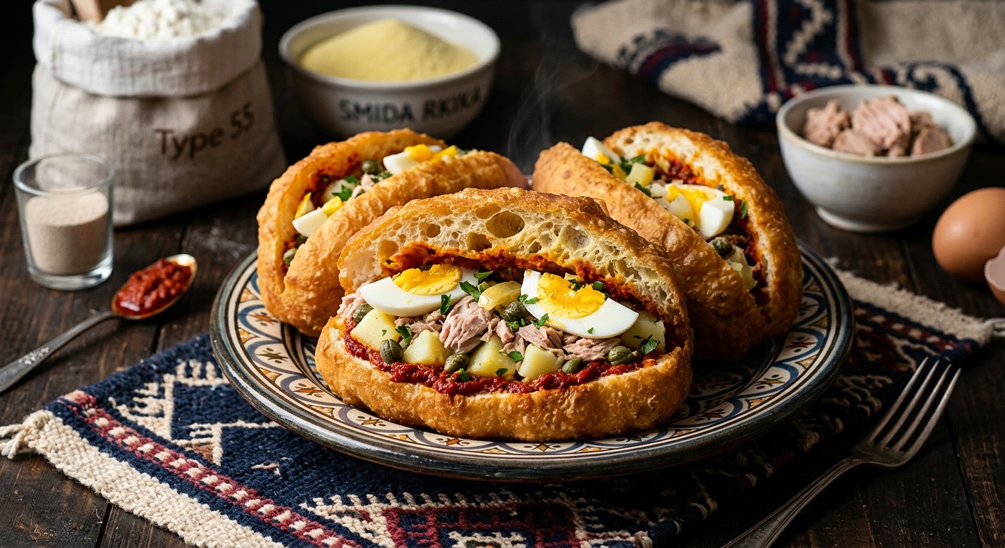 Fricassé (Fried Mini Rolls Filled with Tuna, Potato, and Capers) — Tunisia