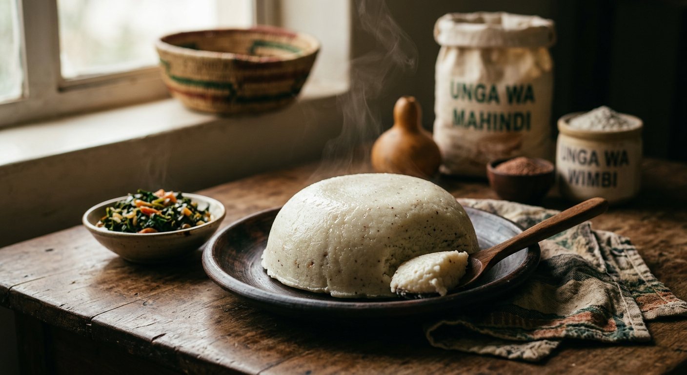 Ugali (Stiff Maize Flour Porridge) — Kenya