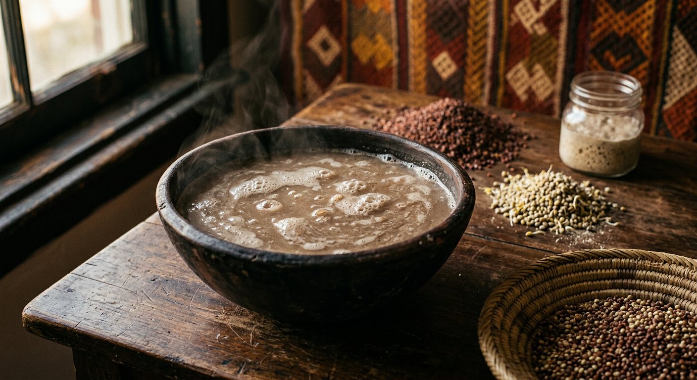 Merissa (Fermented Sorghum and Millet Brew) — South Sudan