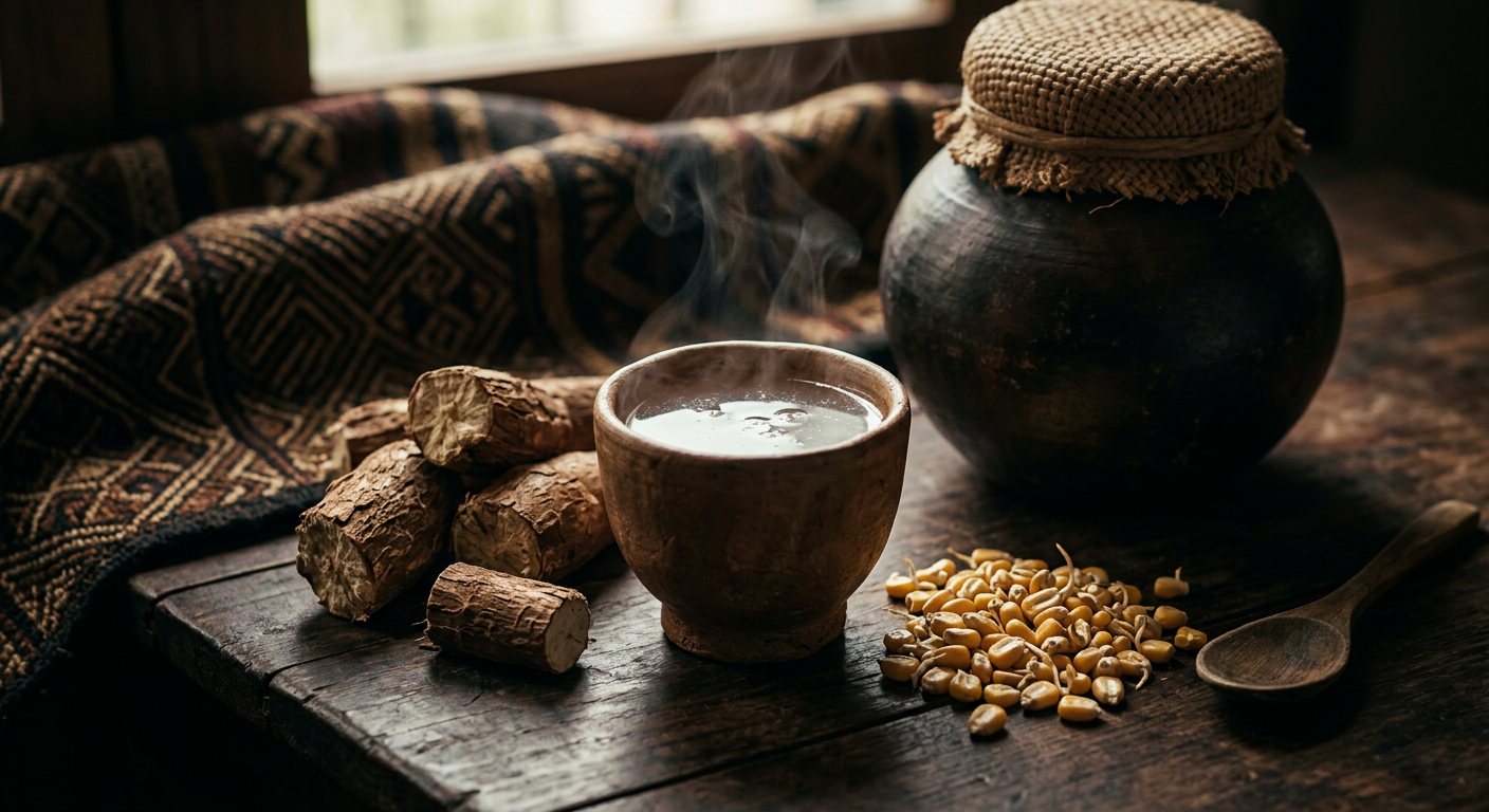 Lotoko (Traditional Fermented Cassava and Maize Spirit) — DR Congo