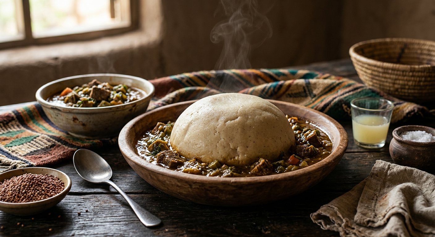Esh (Millet Porridge Dough Ball) — Chad