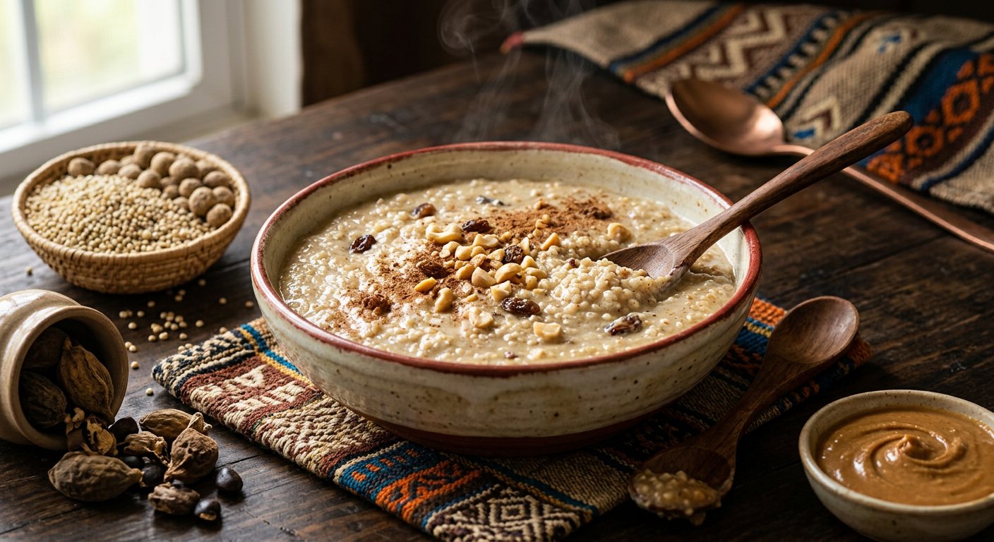 Ngalakh (Sweet Steamed Millet Couscous with Baobab Purée and Peanut Paste) — Senegal