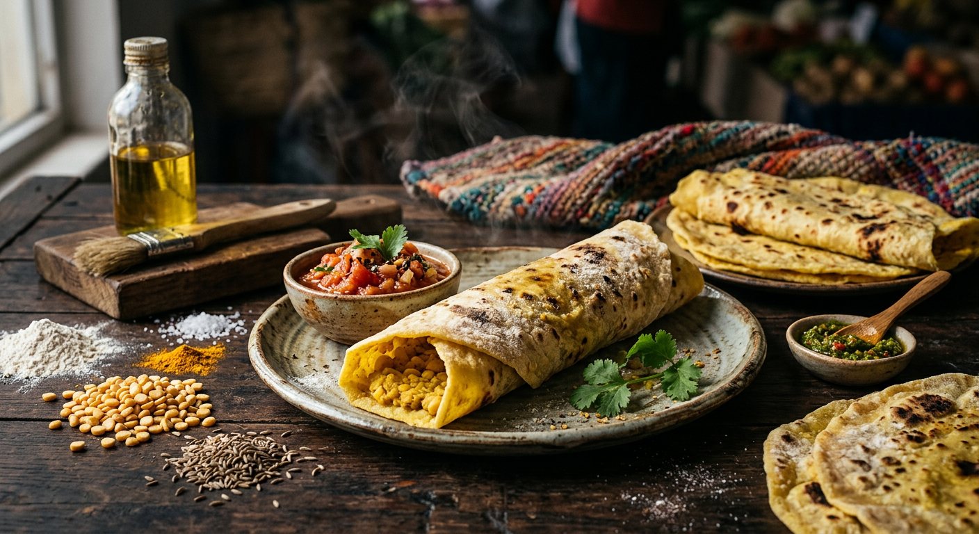 Dholl Puri (Mauritian Yellow Split-Pea Flatbread) — Mauritius