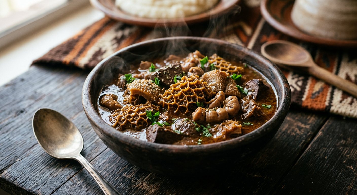 Omapalandja (Simmered Tripe and Offal Pot) — Namibia