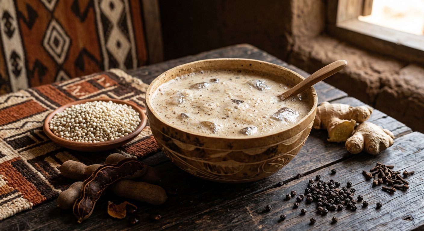 Zoom-koom (Spiced White Millet and Tamarind Nectar) — Burkina Faso