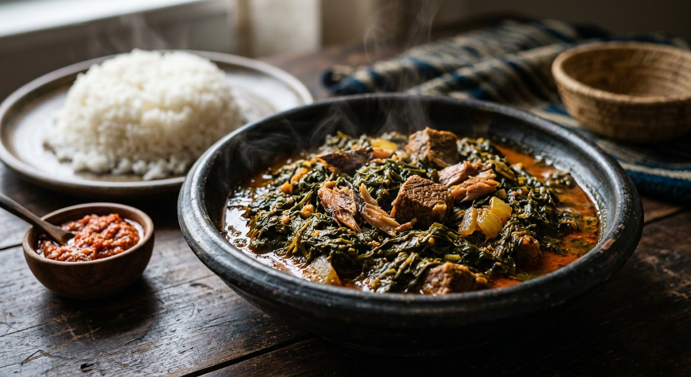 Plasas (Sierra Leonean Cassava Leaf Stew) — Sierra Leone