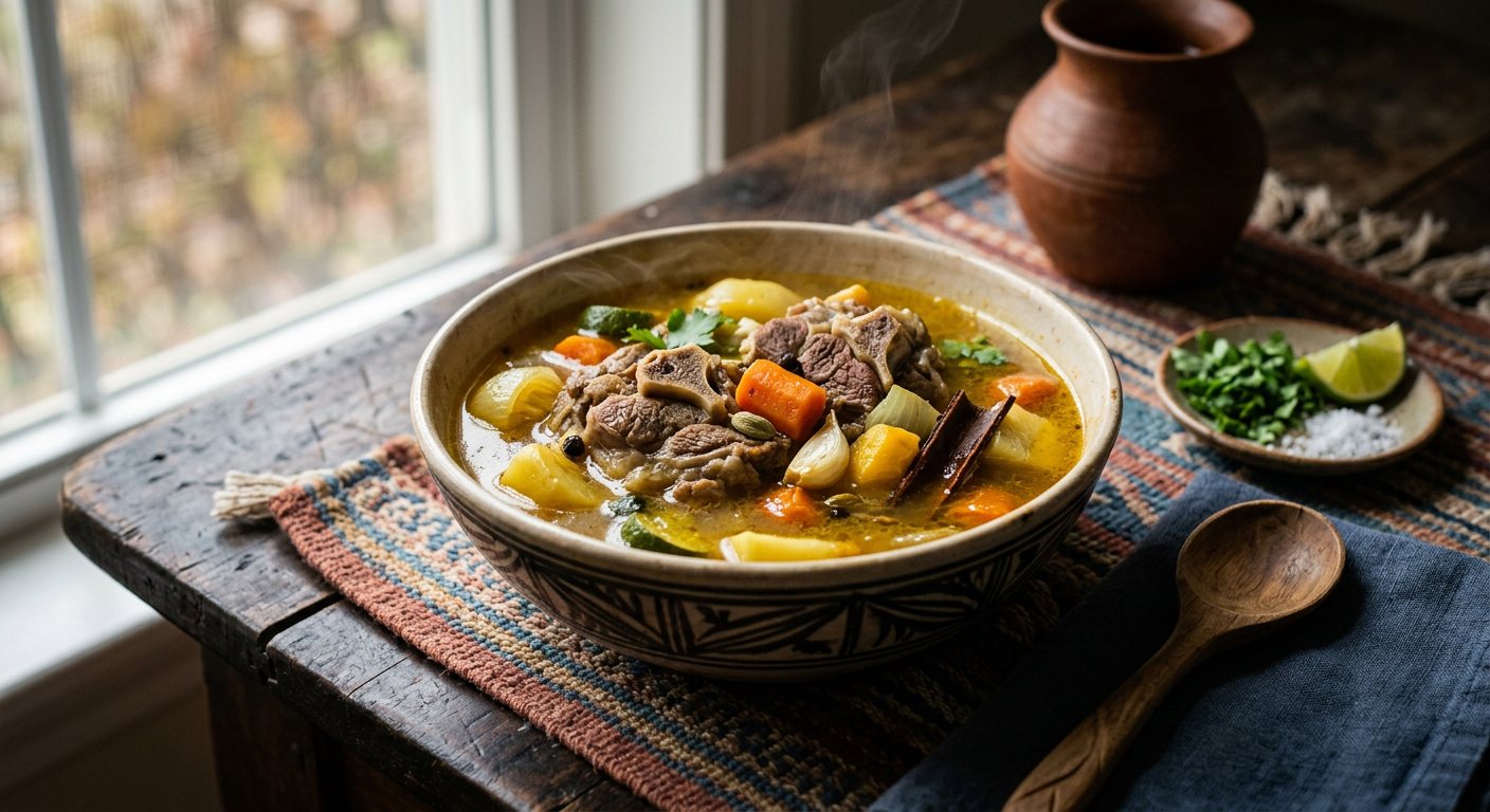 Shorba (Spiced Lamb Bone Broth with Vegetables) — South Sudan