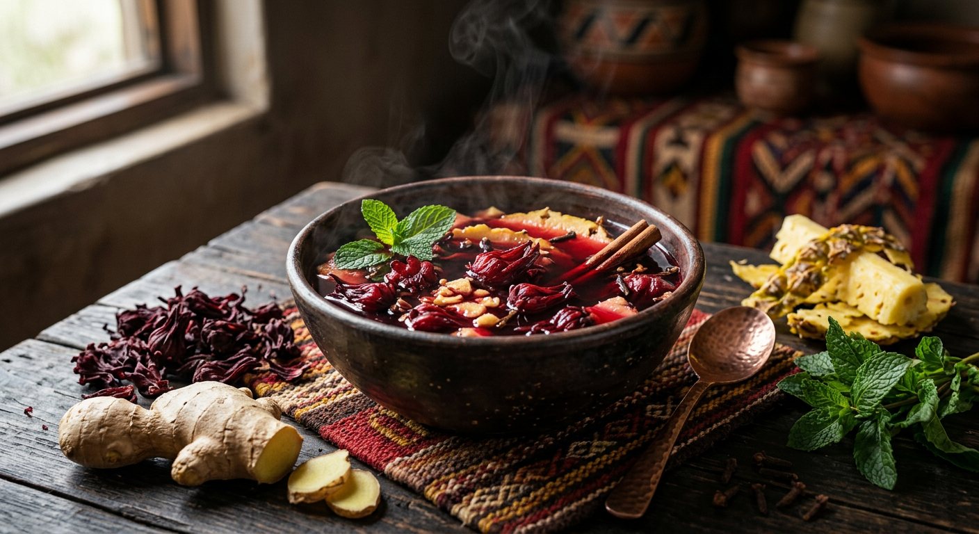 Foléré (Spiced Hibiscus Calyx and Ginger Infusion) — Cameroon