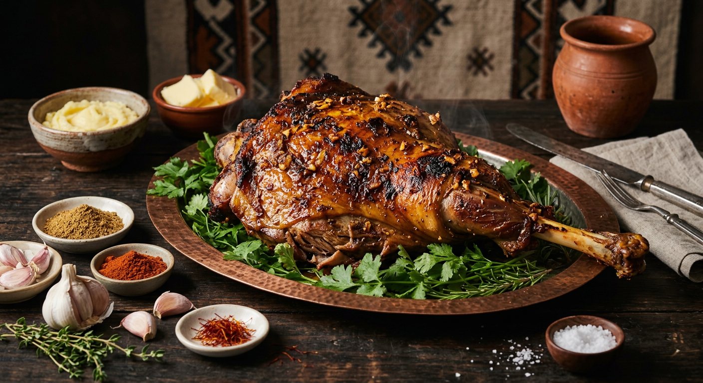 Méchoui (Whole Pit-Roasted Spiced Lamb) — Morocco