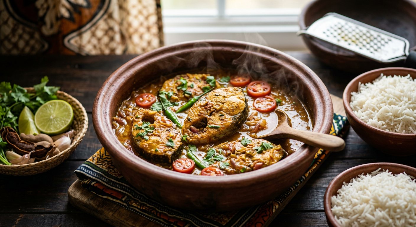 Mchuzi wa Samaki (Swahili Fish Curry in Coconut & Tamarind) — Tanzania