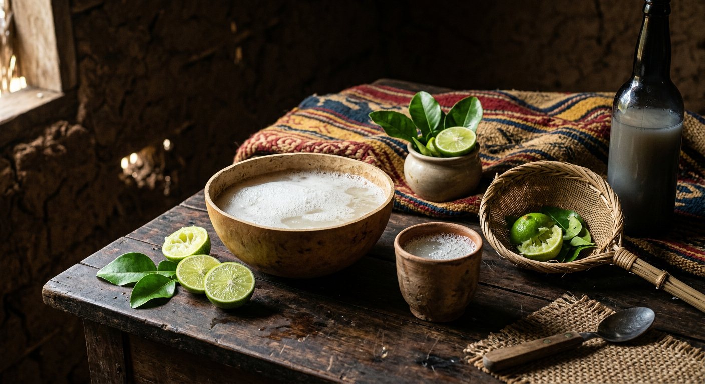 Vinho de Palma (Freshly Tapped Palm Wine) — São Tomé and Príncipe