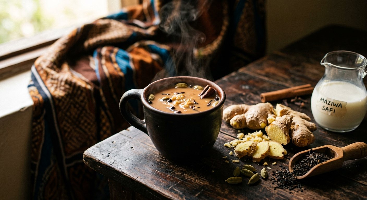 Chai ya Tangawizi (Spiced Black Ginger Tea) — Tanzania