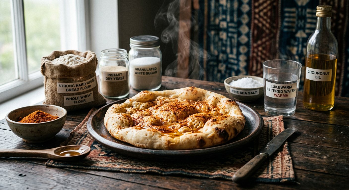 Gurasa (Clay-Oven Leavened Flatbread) — Nigeria