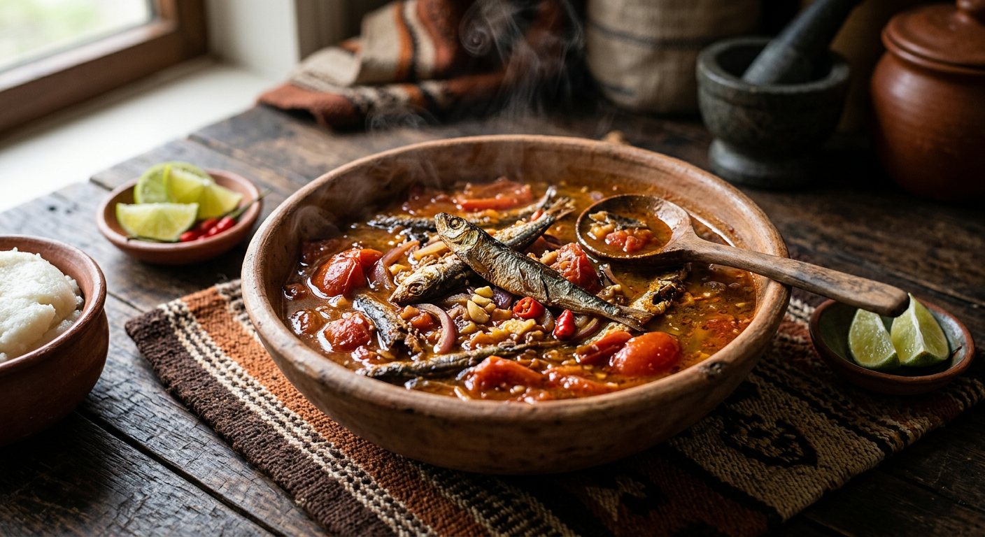 Matemba Msuzi (Dried Lake Fish and Tomato Broth) — Malawi