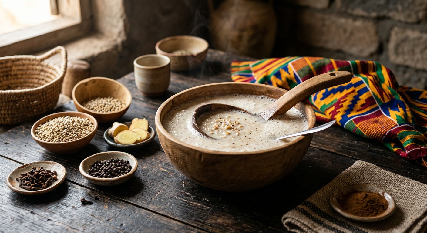 Shabine (Fermented Sweet Millet Beverage) — Chad