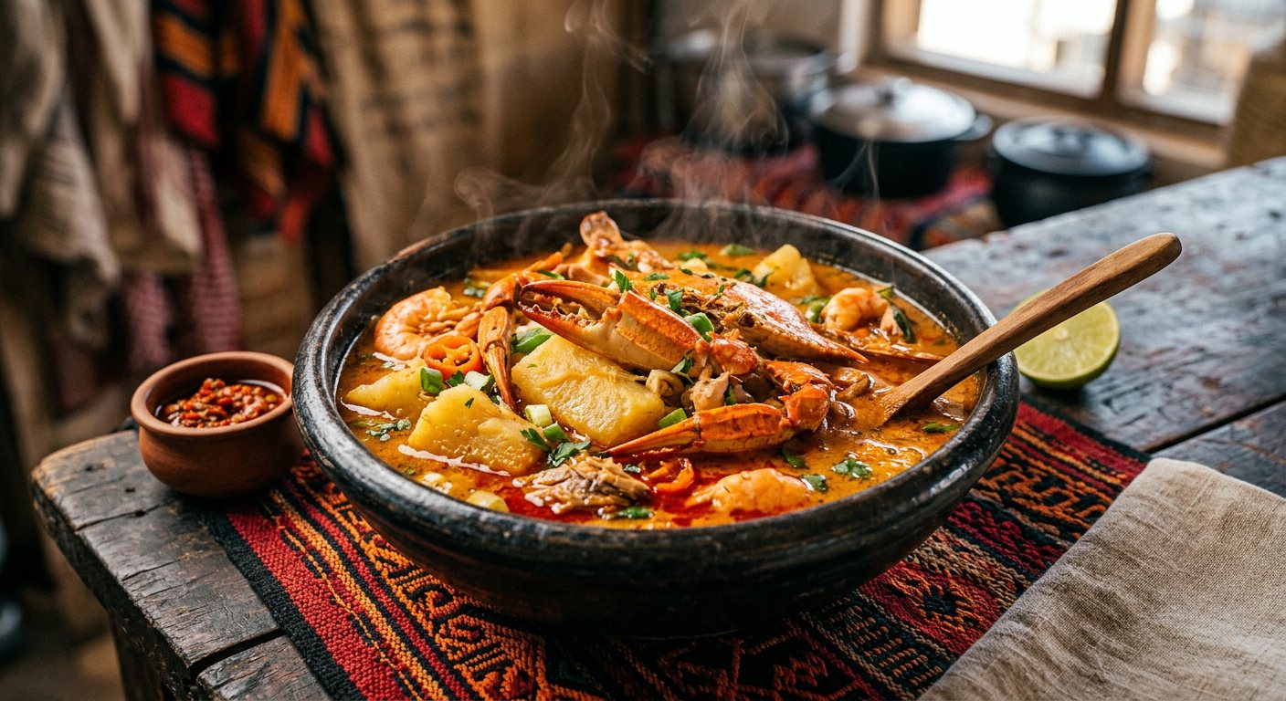 Ebbeh (Spicy Crab, Cassava, and Tamarind Chowder) — Gambia