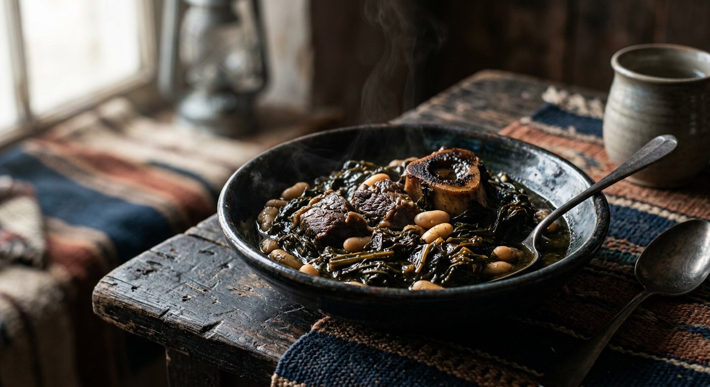 Madfouna (Slow-Cooked Swiss Chard and Beef Stew) — Tunisia