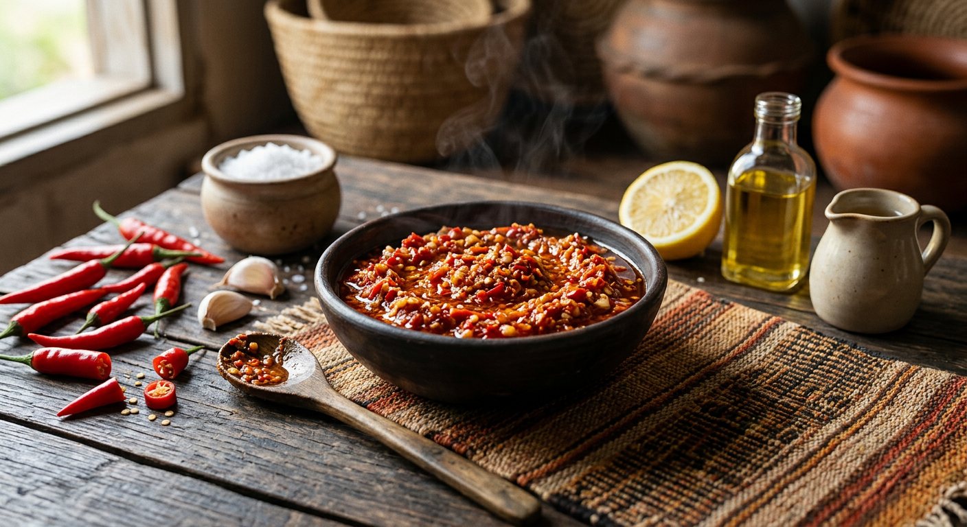 Gindungo (Angolan Crushed Chili and Garlic Paste) — Angola