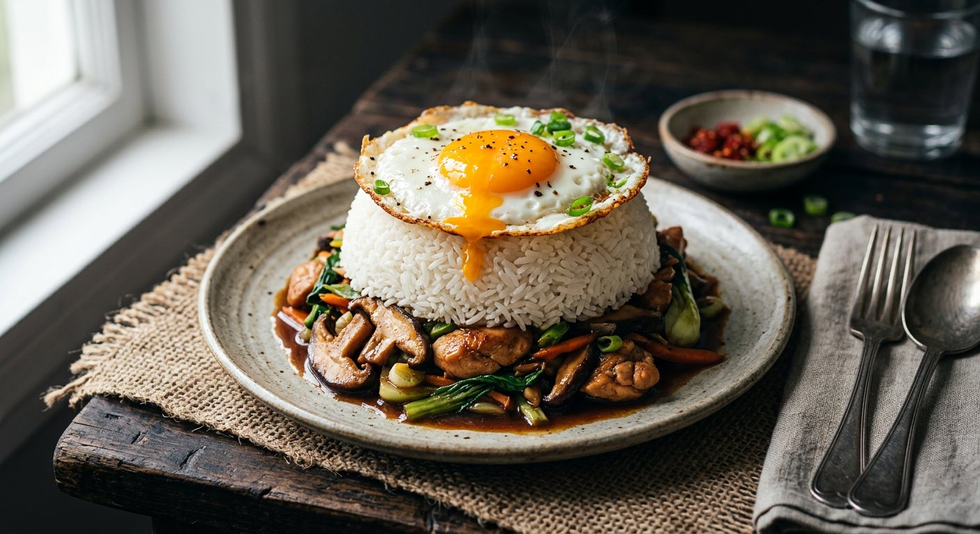 Bol Renversé (Upside-Down Rice Bowl) — Mauritius