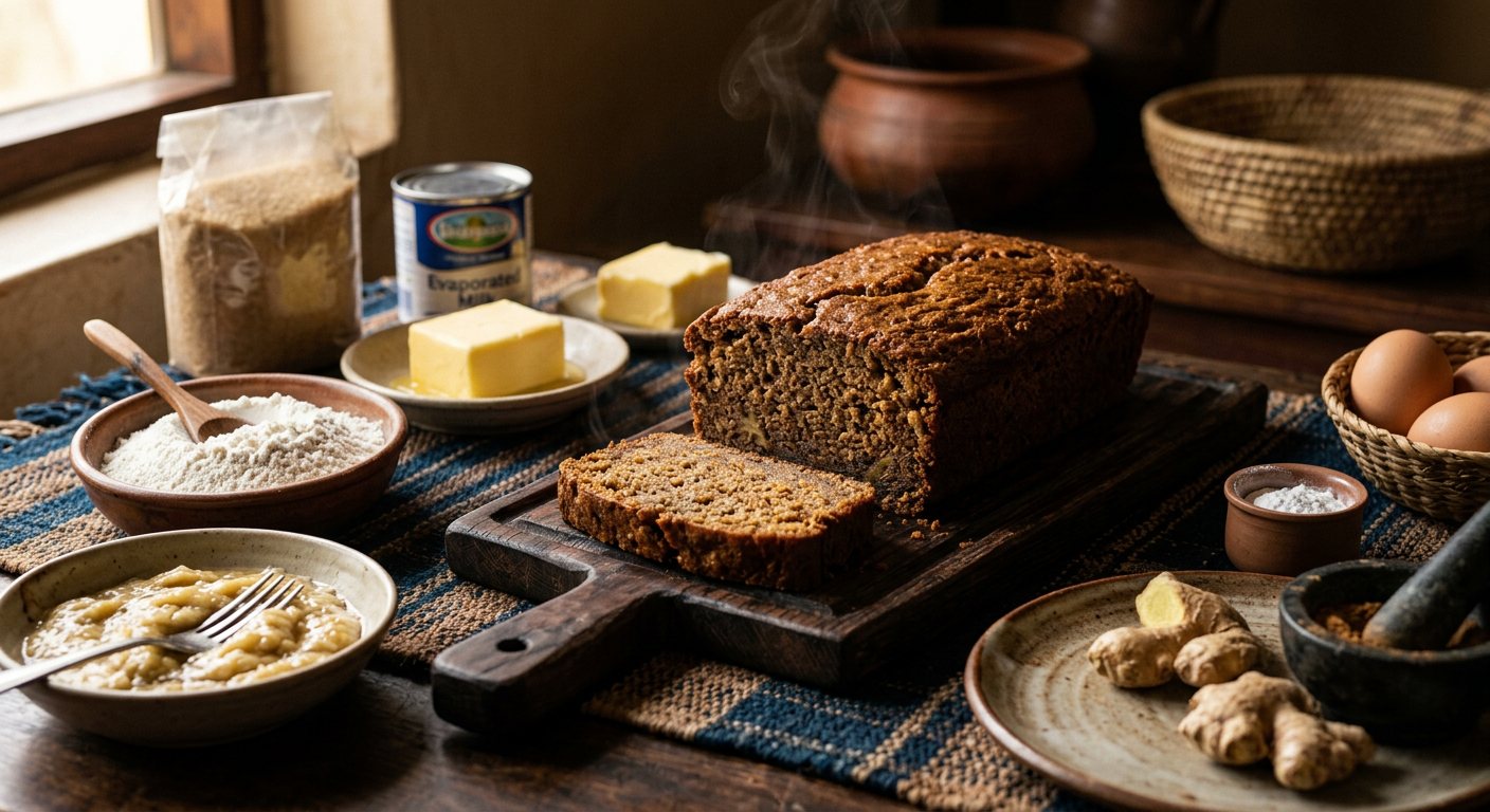 Rice Bread (Spiced Fermented Rice and Banana Cake) — Sierra Leone