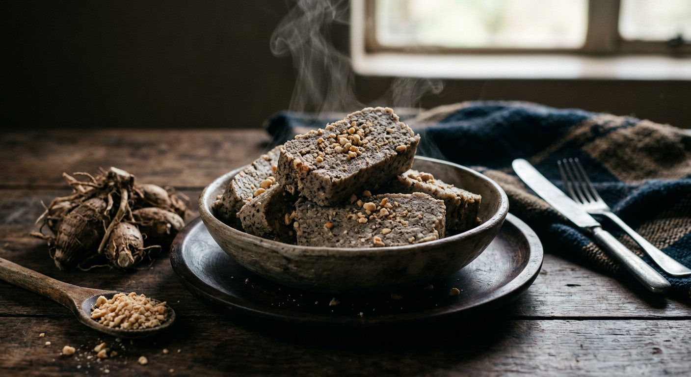 Chikande (Savory Wild Orchid Root Cake) — Zimbabwe