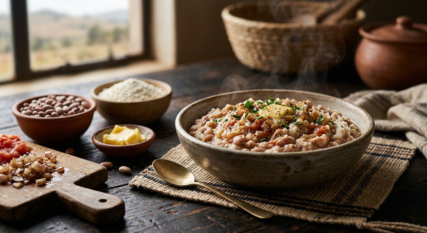 Sishwala (Swazi Maize Meal and Sugar Bean Mash) — Eswatini