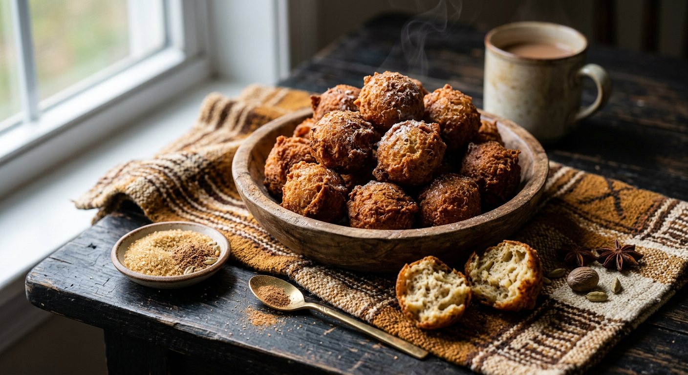 Yovo Doko (Sweet Spiced Banana-Flour Fritters) — Togo
