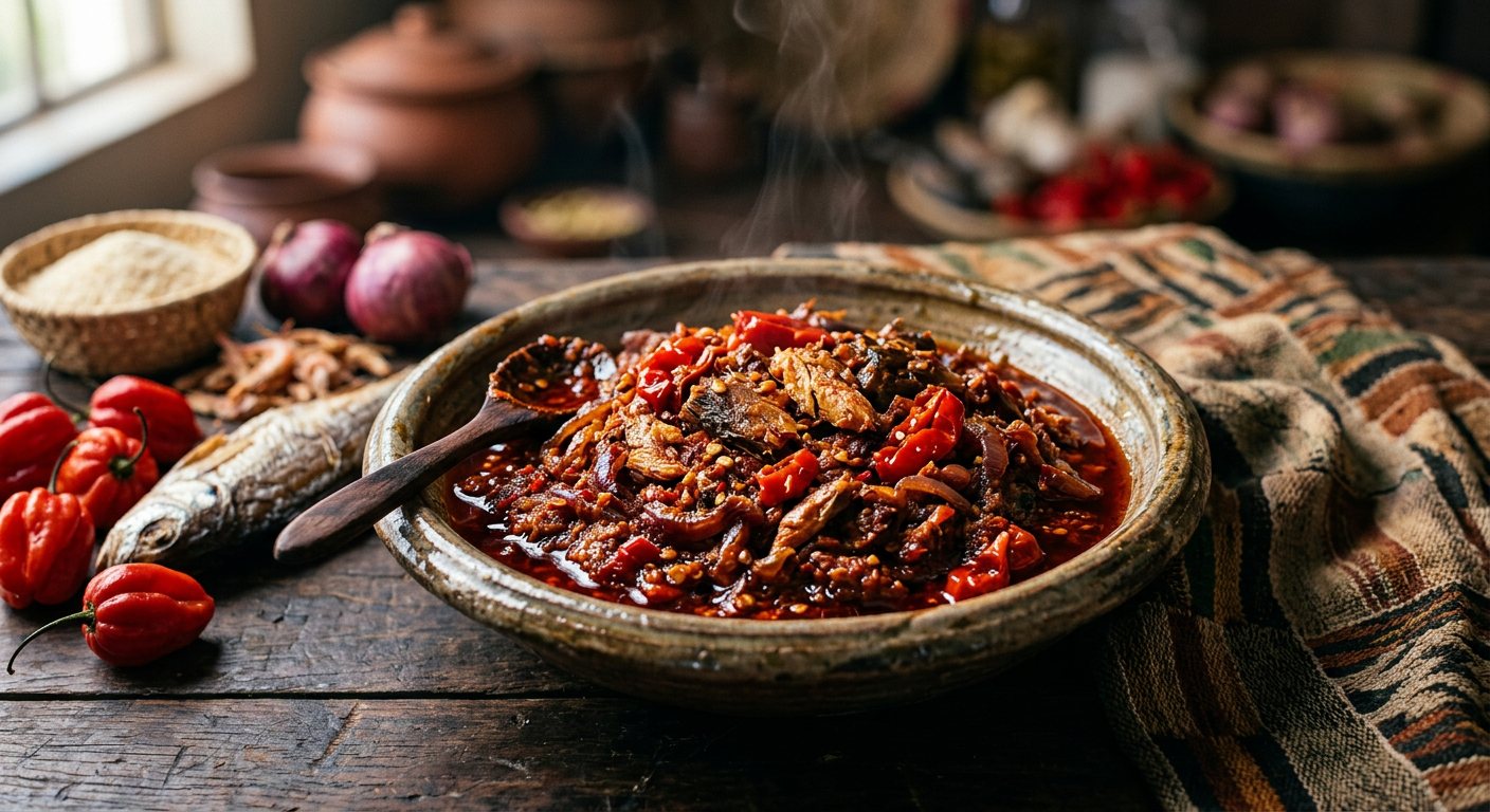 Sierra Leone Pepper Sauce (Fried Scotch Bonnet and Dried Fish Relish) — Sierra Leone