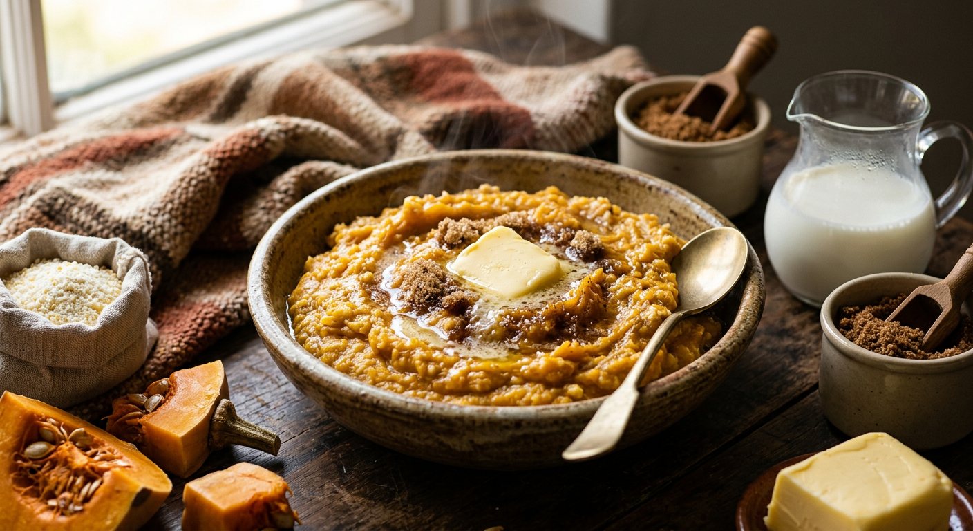 Thopi (Sweetened Pumpkin and Cornmeal Mash) — Botswana