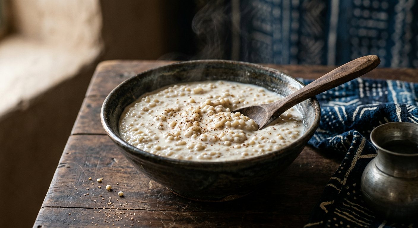 Degue (Steamed Millet Pearls in Sweet Cultured Yogurt) — Mauritania