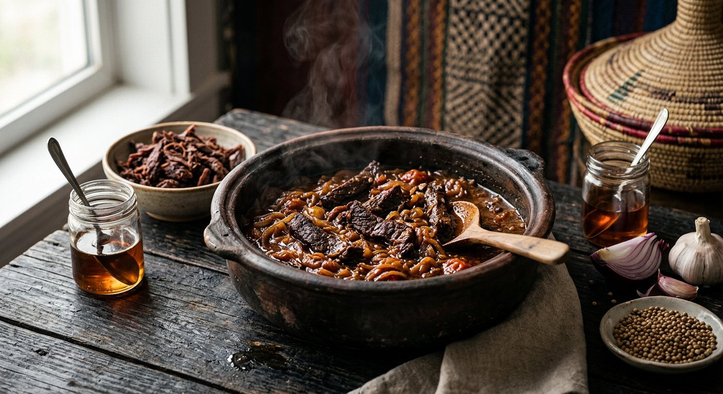 Giyad (Sun-Dried Fermented Beef Strips) — South Sudan